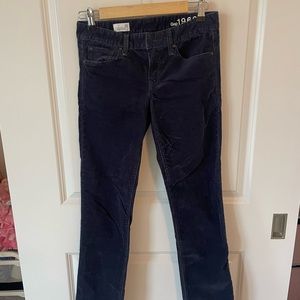 GAP 1969 Navy Corduroy Real Straight Women’s Pants